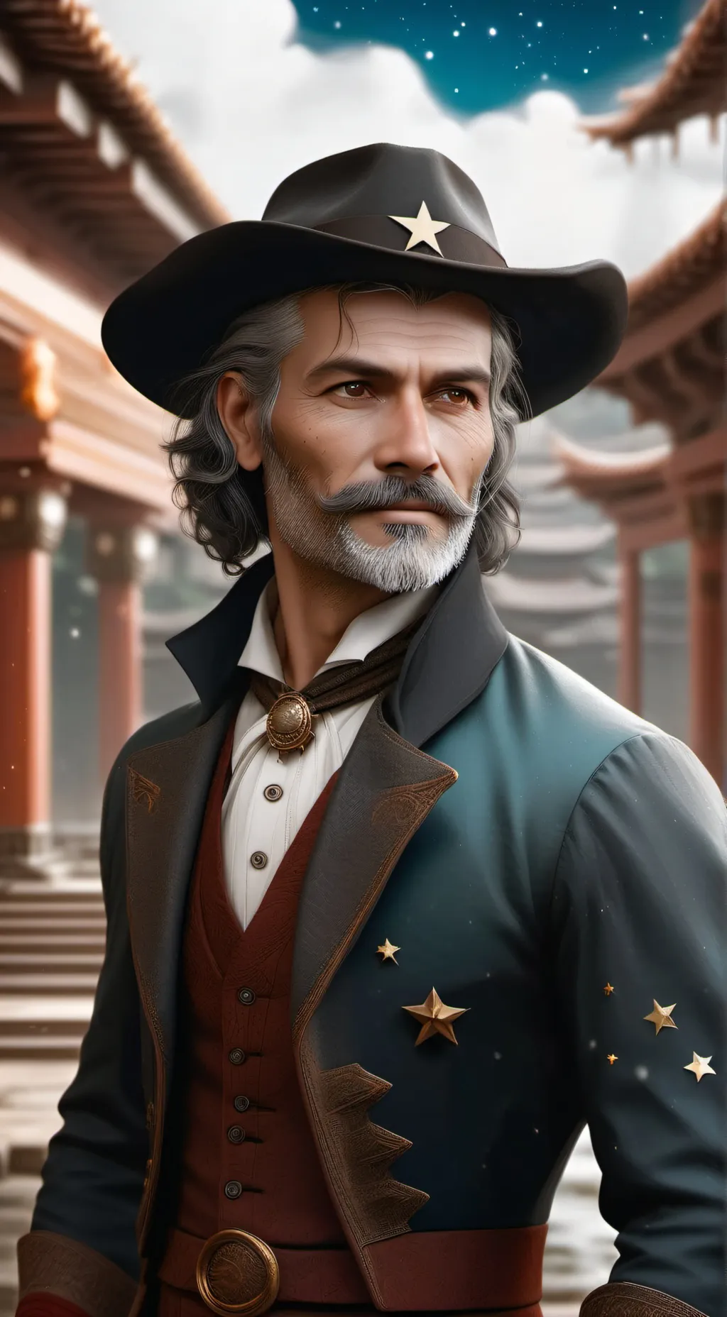 ai character: etm dopleganger  background