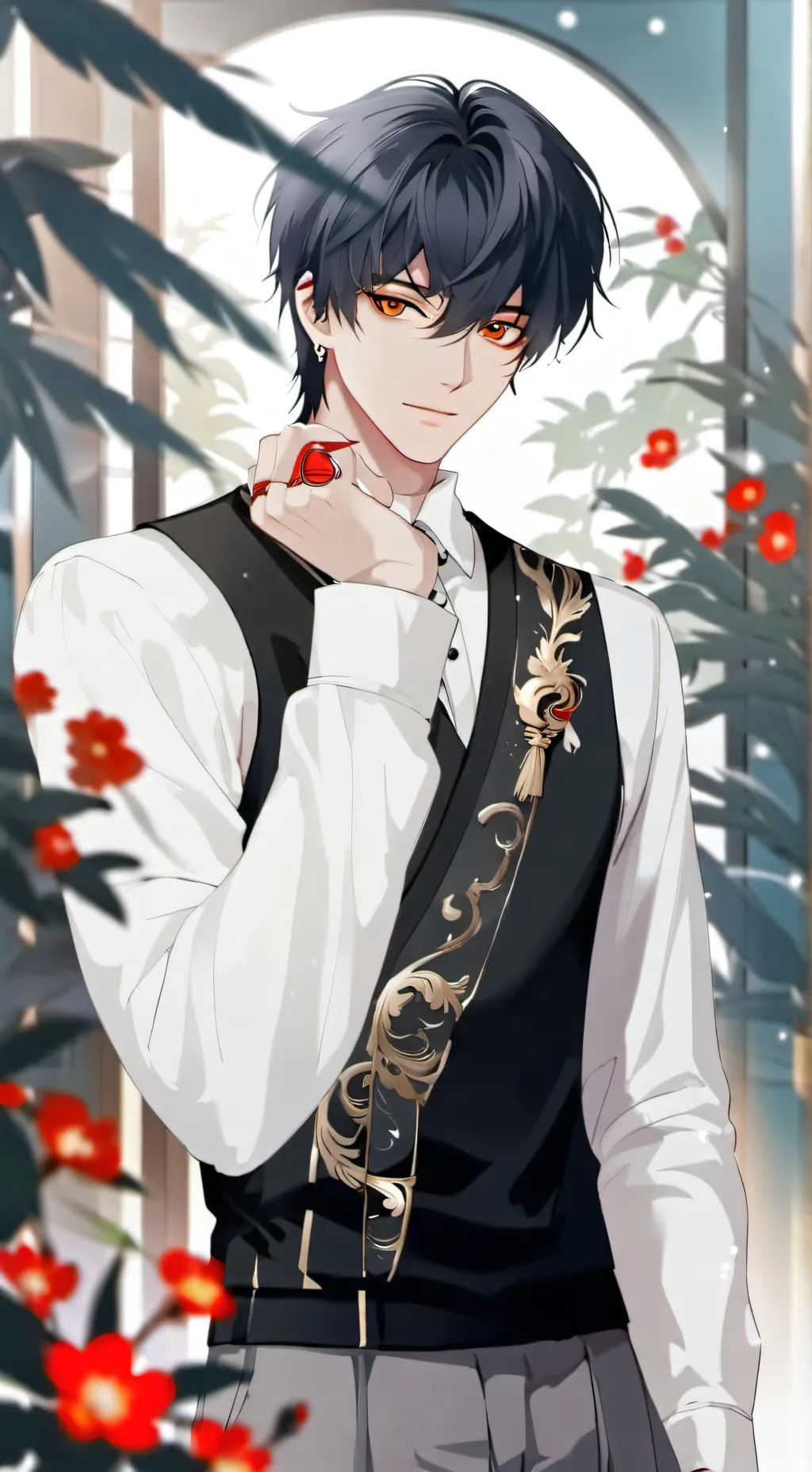 ai character: Mha  background