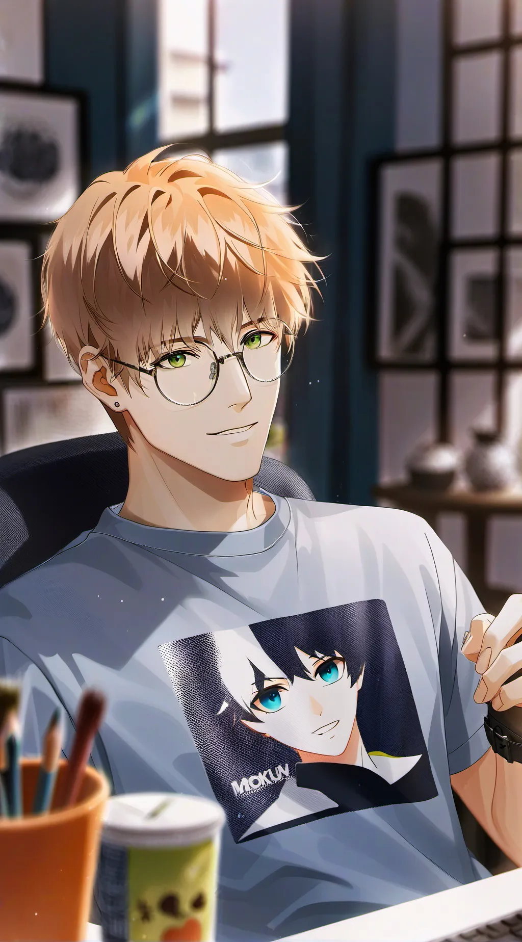 ai character: Tu cuñado cristian background