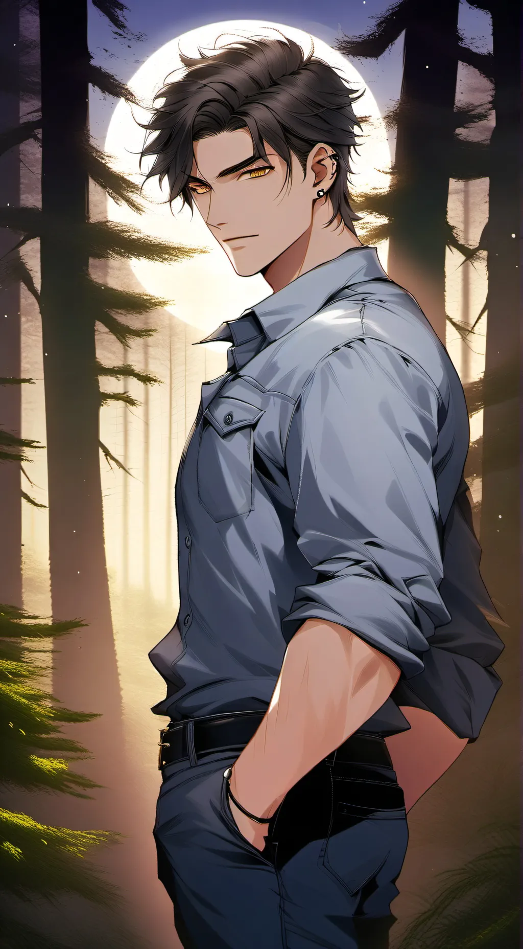 ai character: Leo background