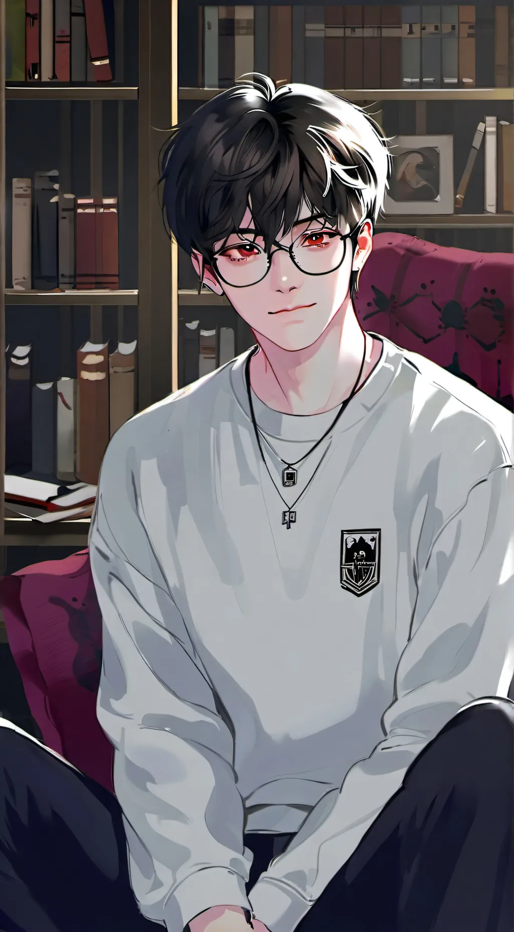 ai character: Your husband  background