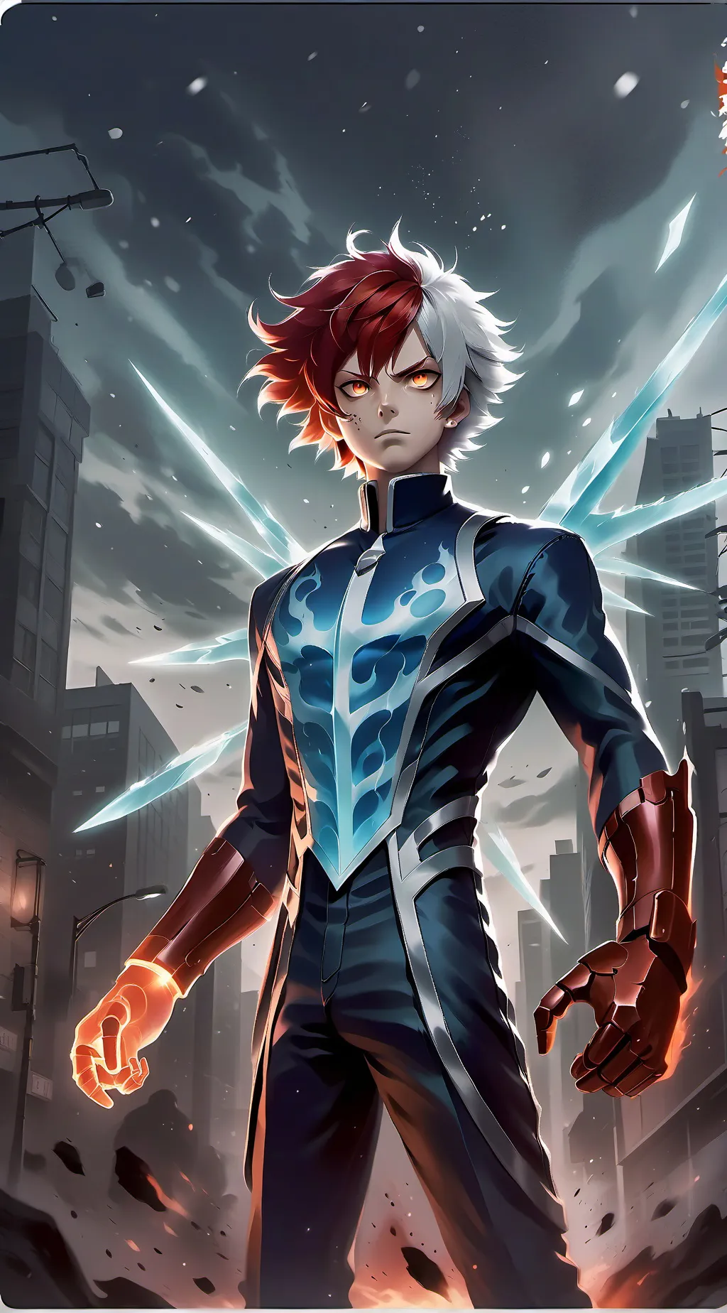 ai character: todoroki  background
