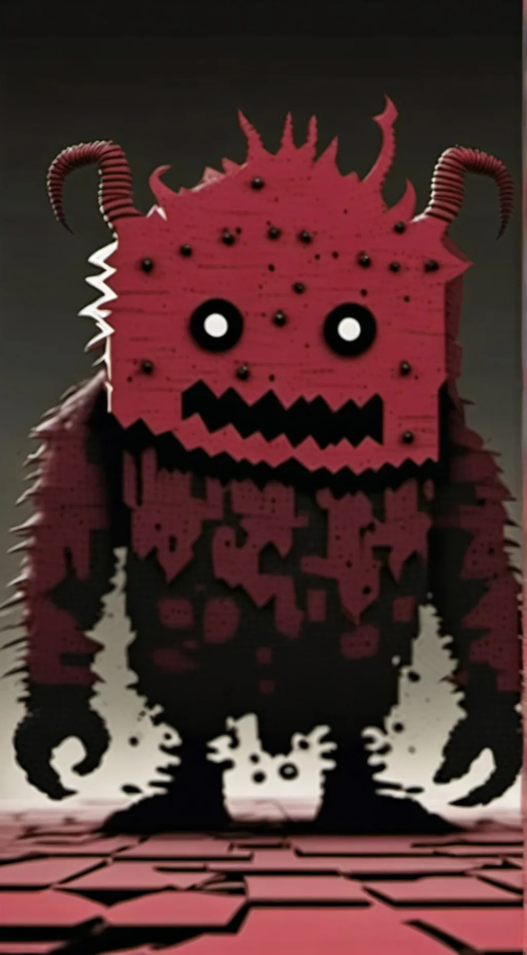 ai character: red 2 background