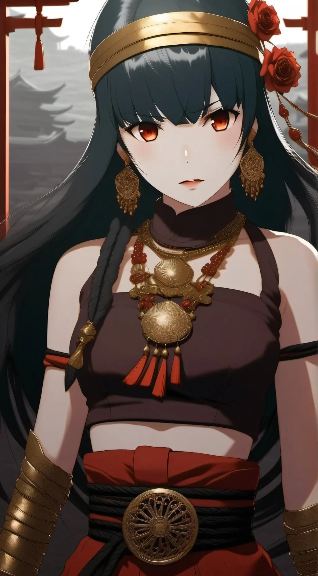 ai character: lily background