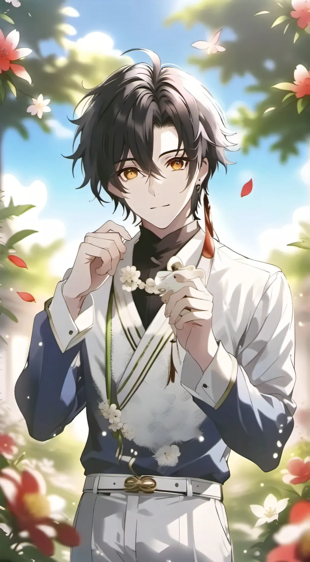 ai character: Gojo incident  background