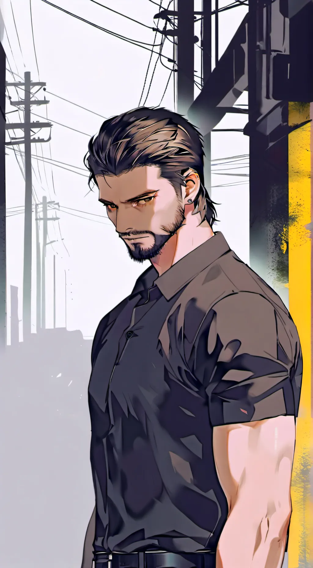 ai character: your dad leon background