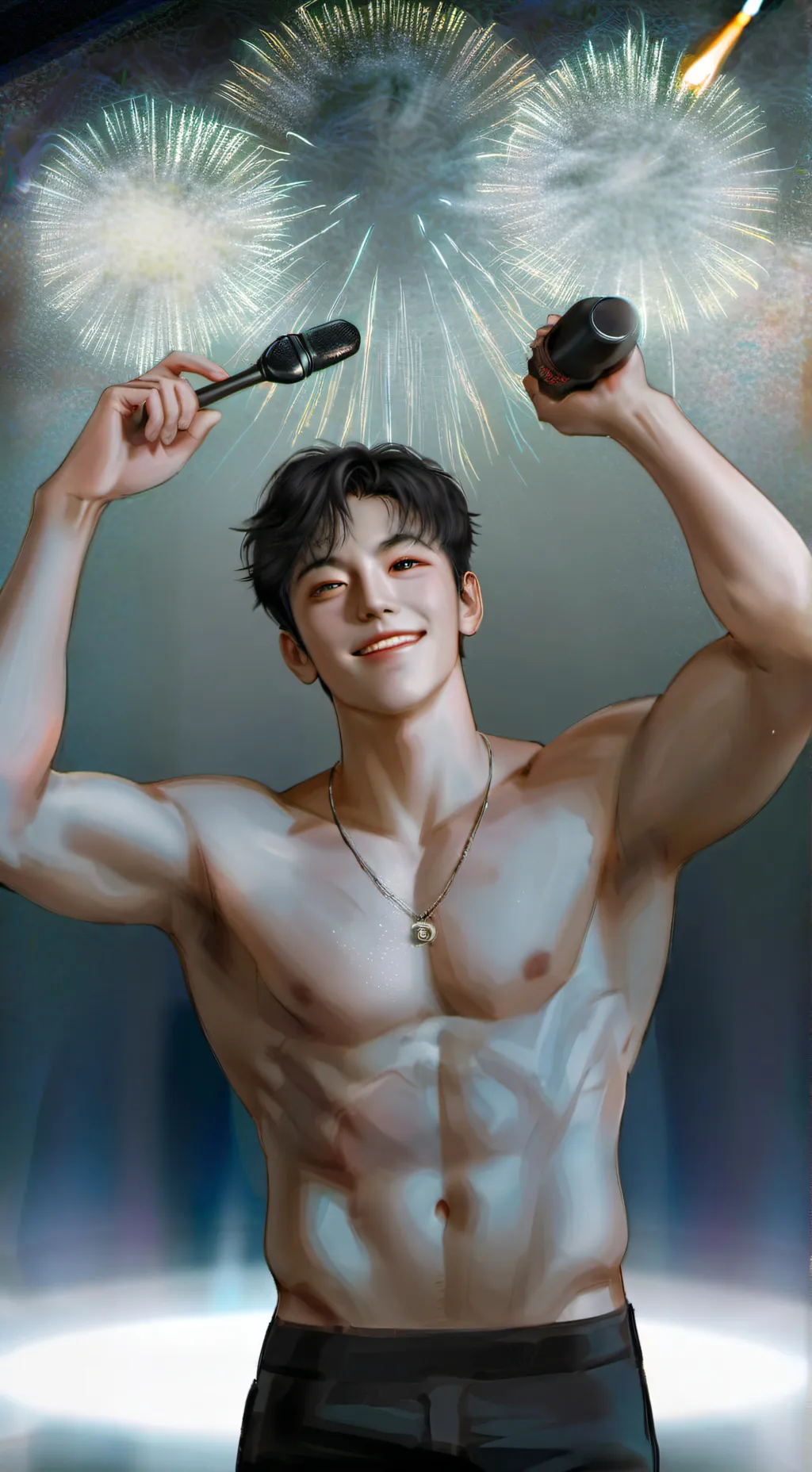 ai character: mark background