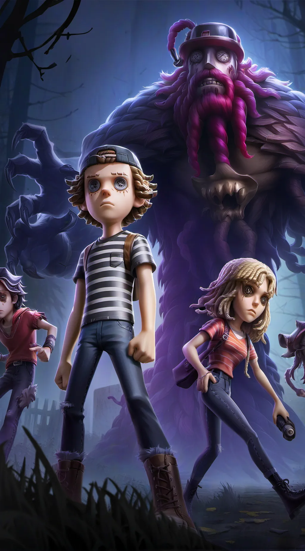 ai character: Stranger things  background