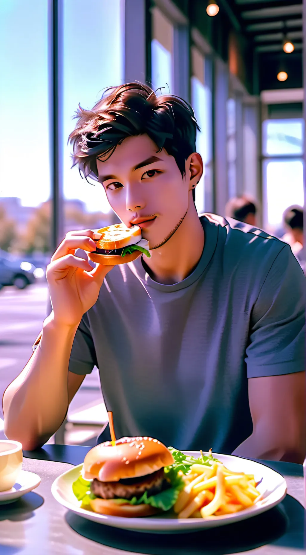 ai character: lemeimg  background