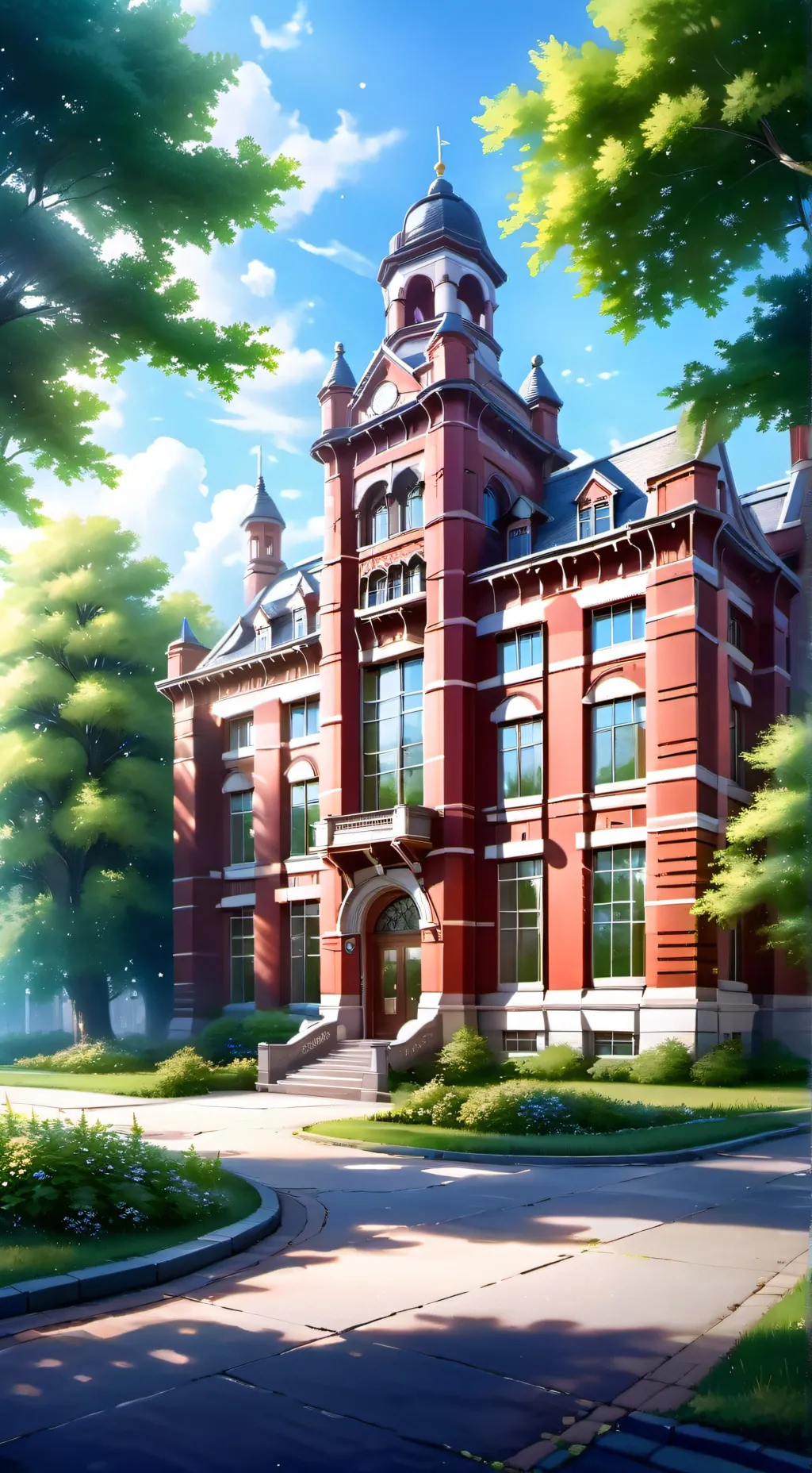 ai character: Element school  background