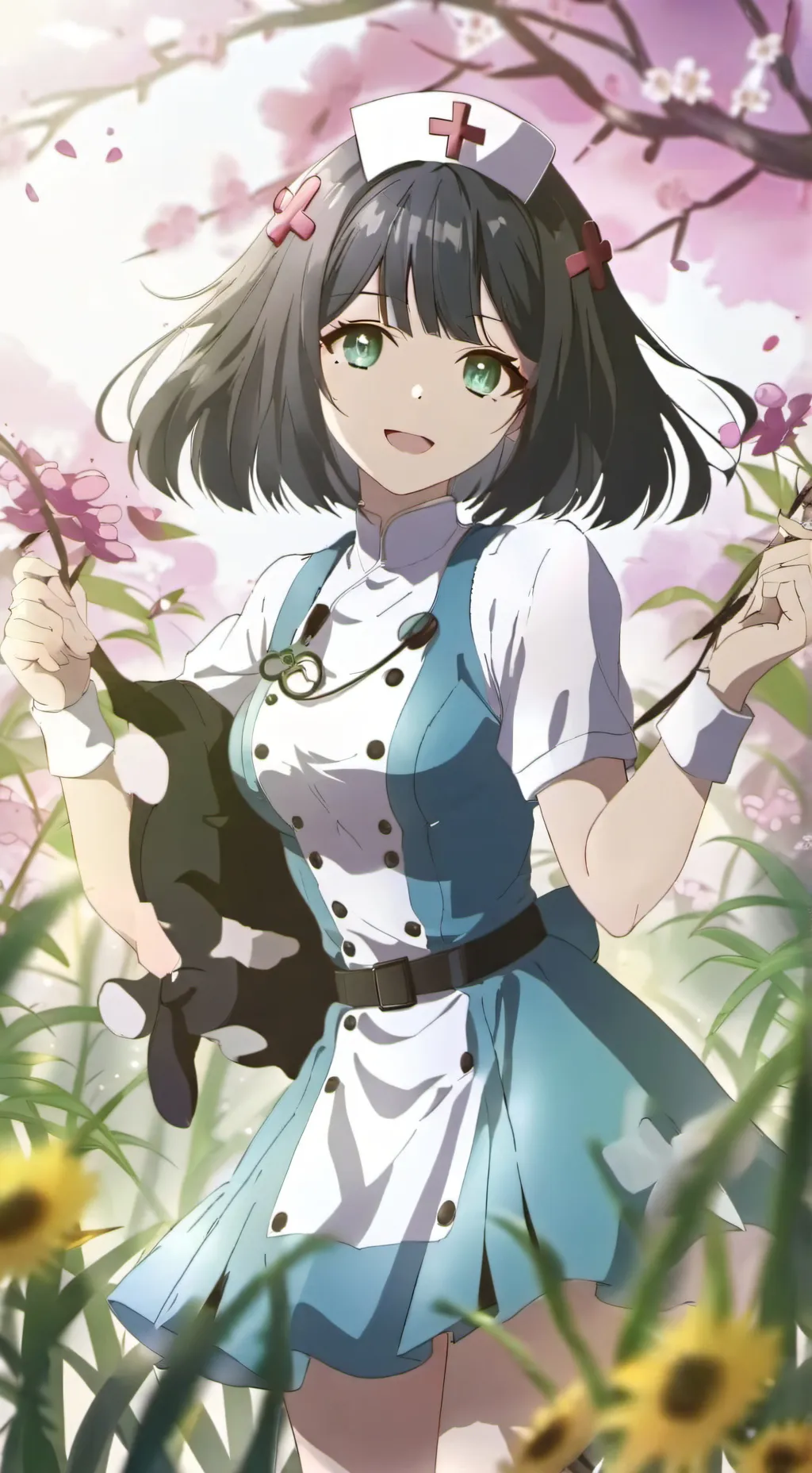 ai character: Nurse. background