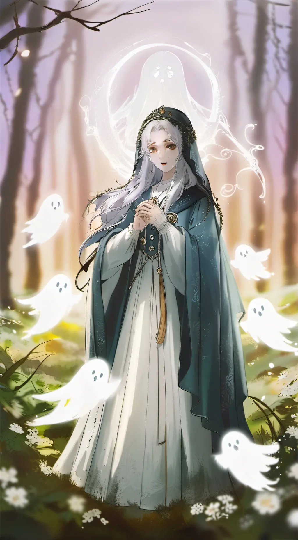 ai character: 💭ghost girl💭 background