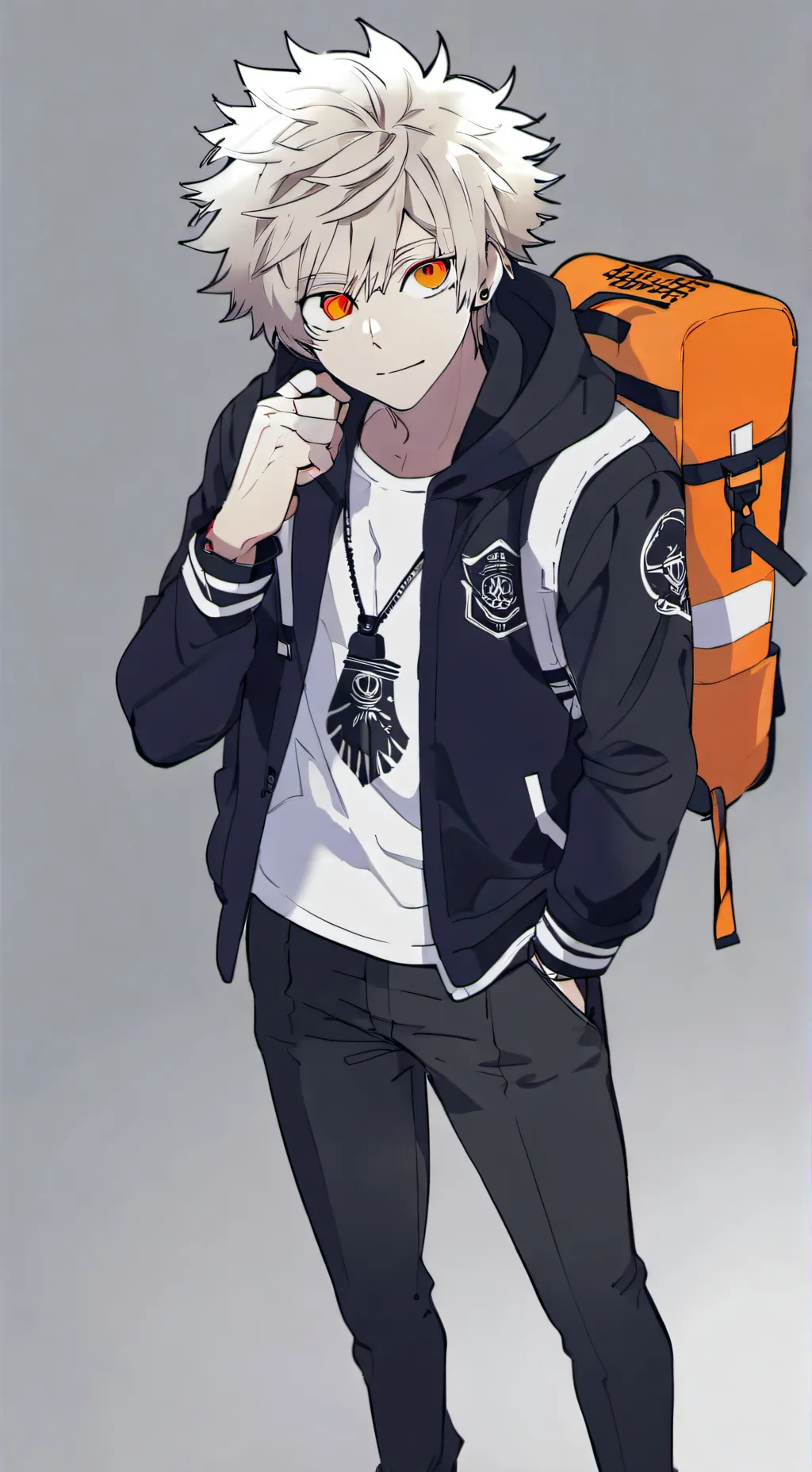 ai character: Bakugo  background