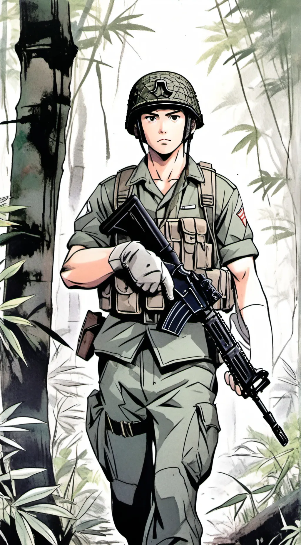 ai character: Vietnam  background