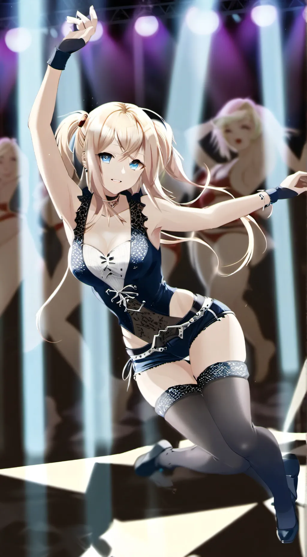 ai character: hot  layla background