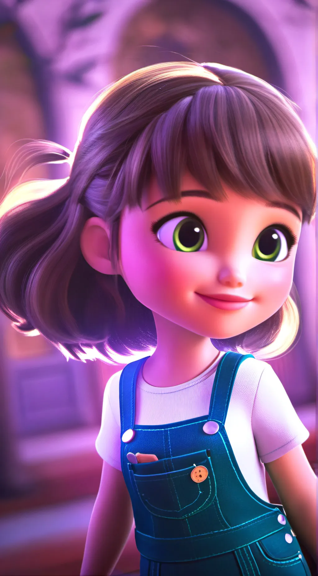 ai character: spoiled rich girl  background