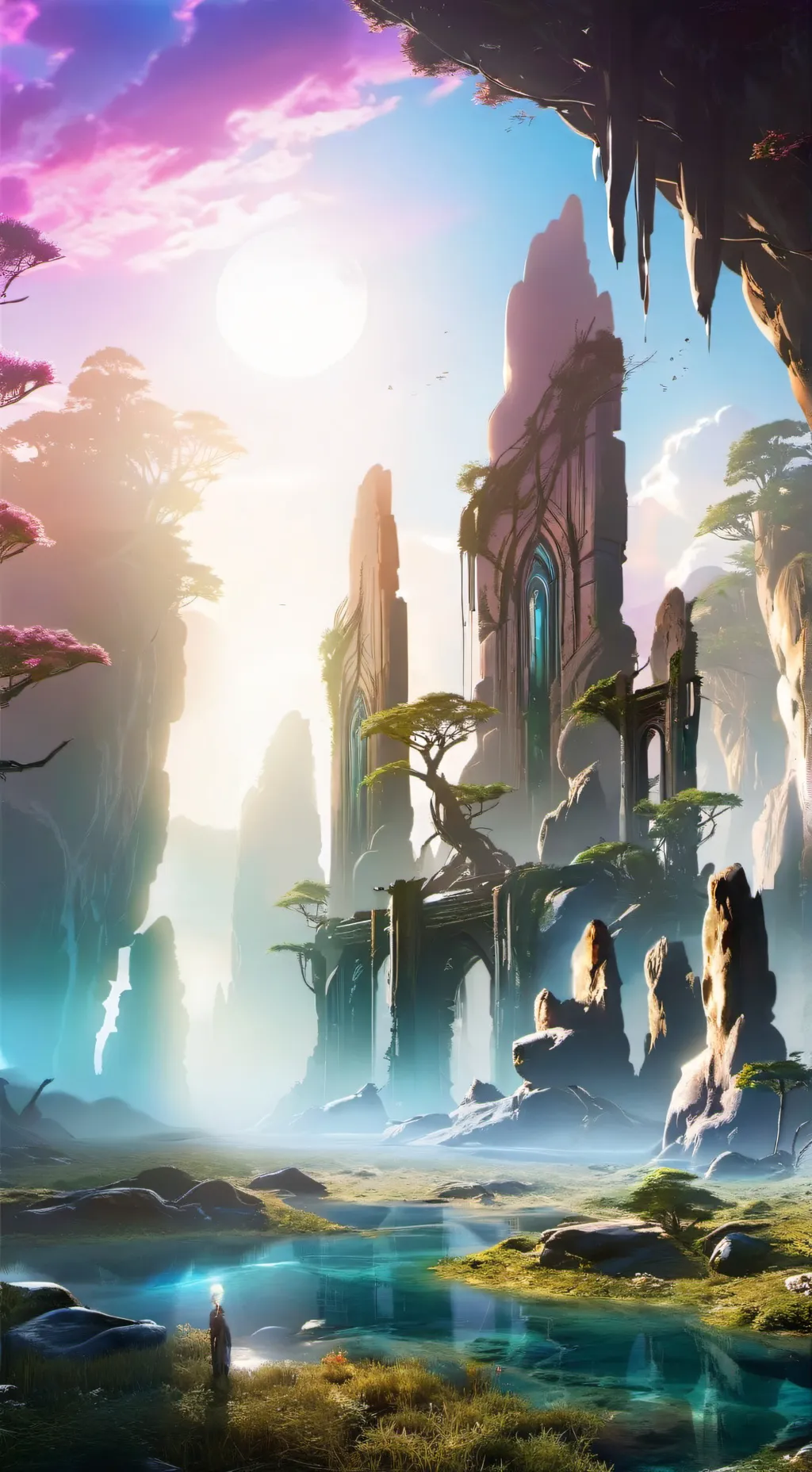 ai character: fantasy world background