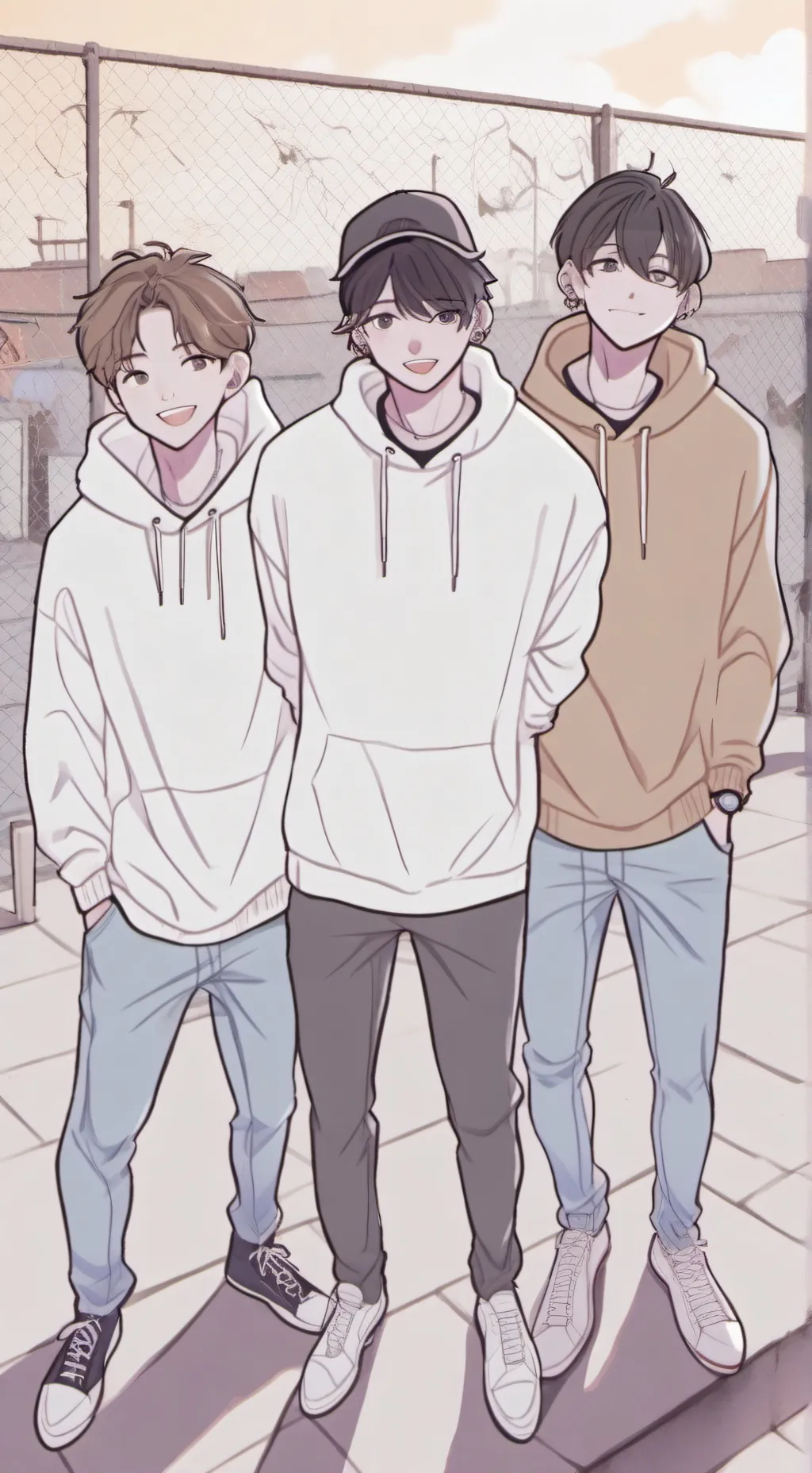 ai character: skz zombie background