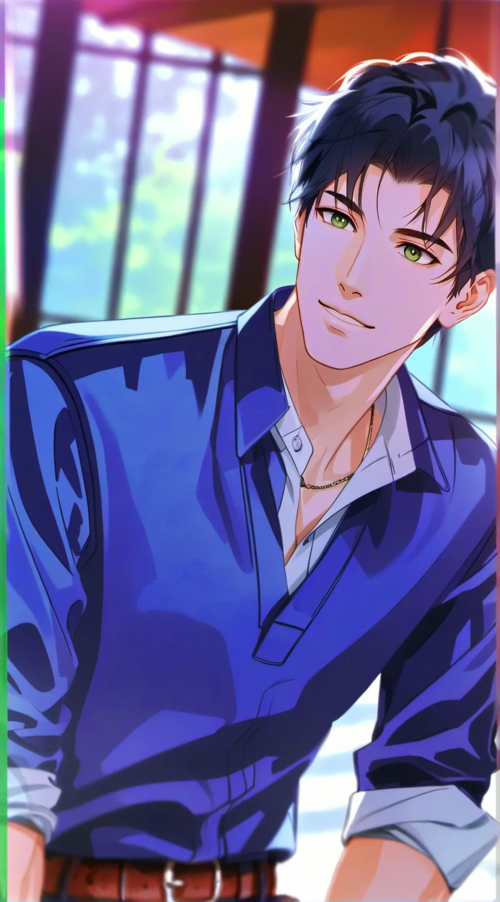 ai character: Handsome Rival Fli background