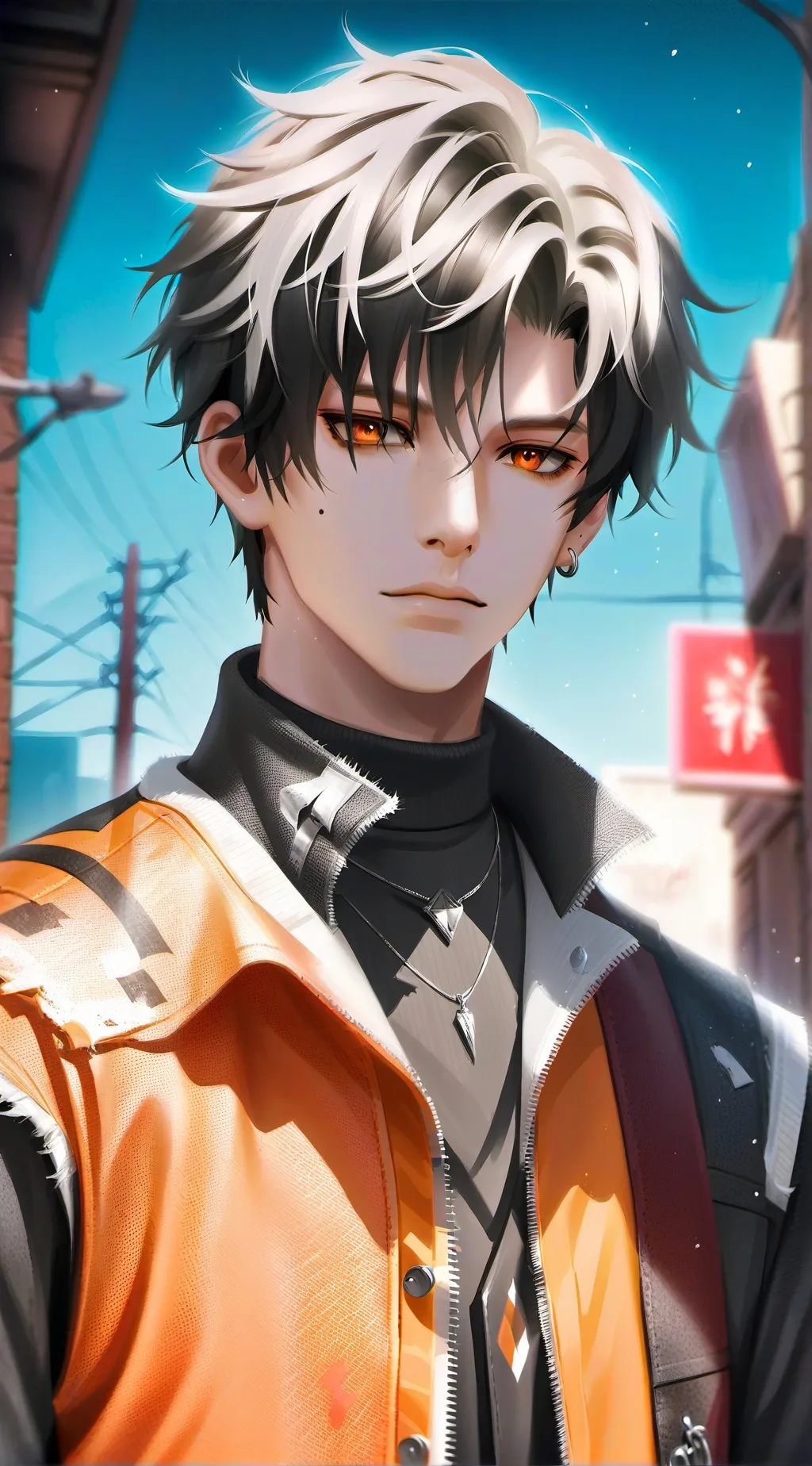 ai character: Heartbroken  background