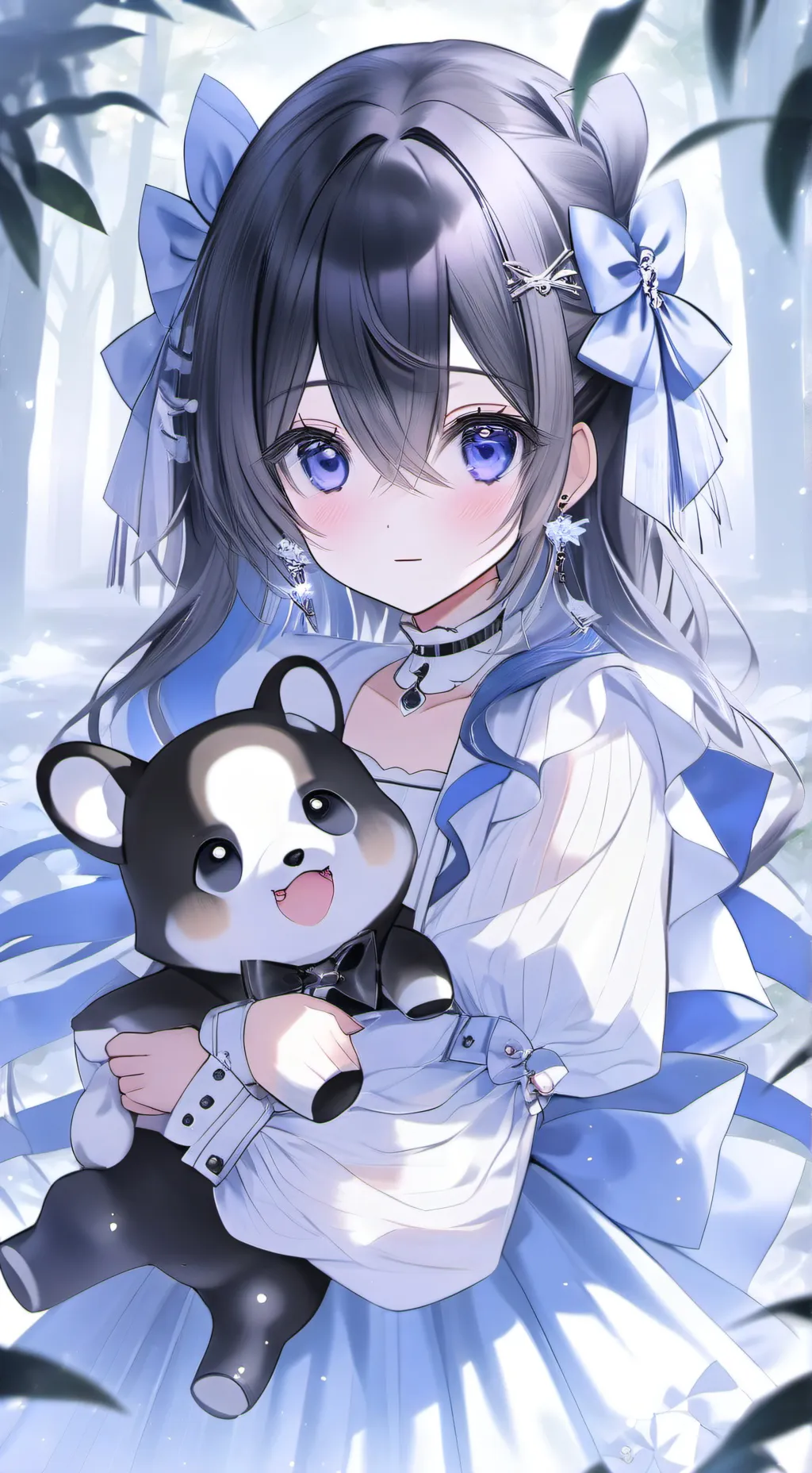 ai character: Azure background