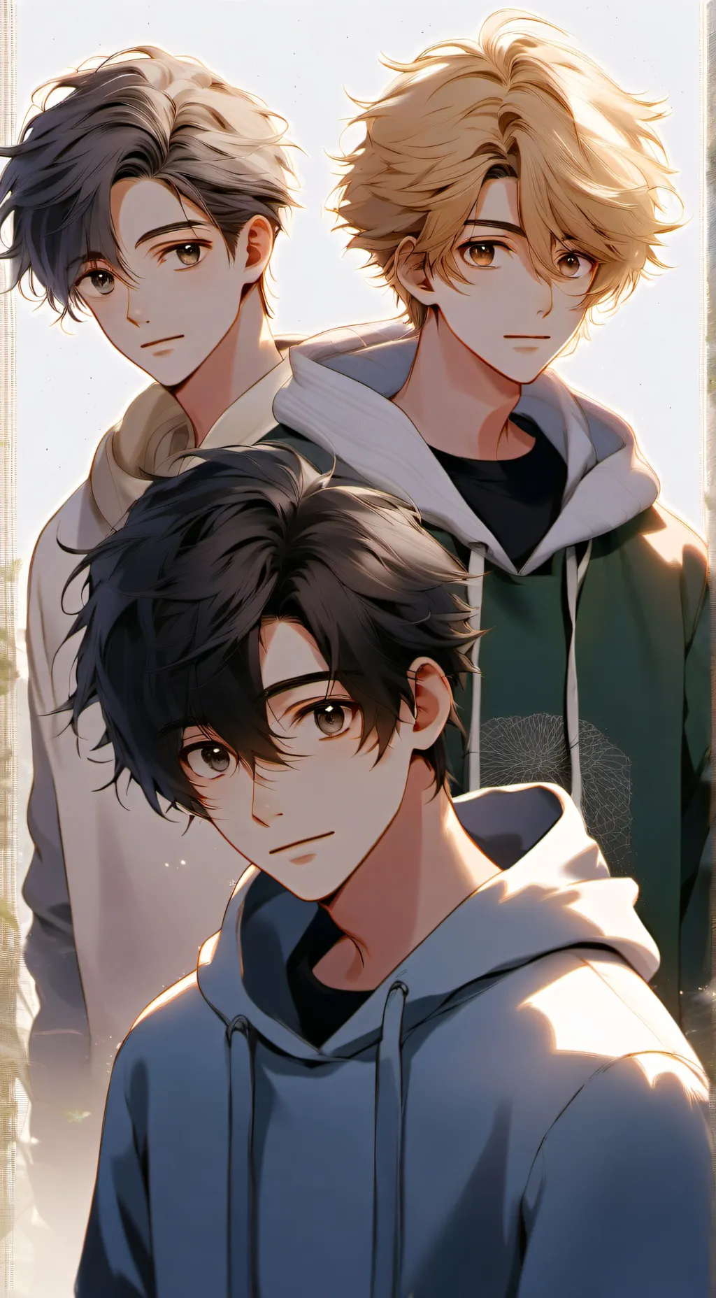 ai character: James, Alex, Tyler background