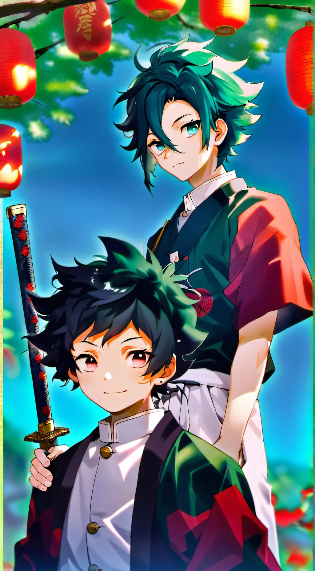 ai character: demon slayer! kny background