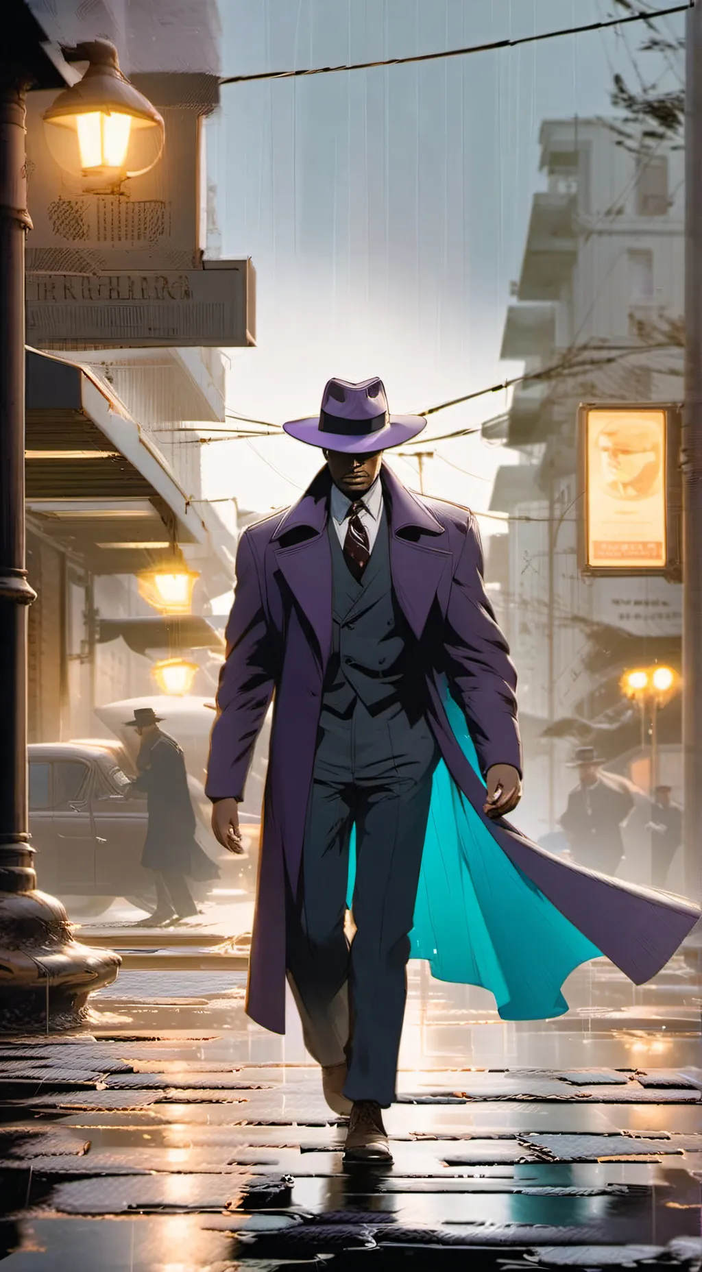 ai character: Détective Énigma background