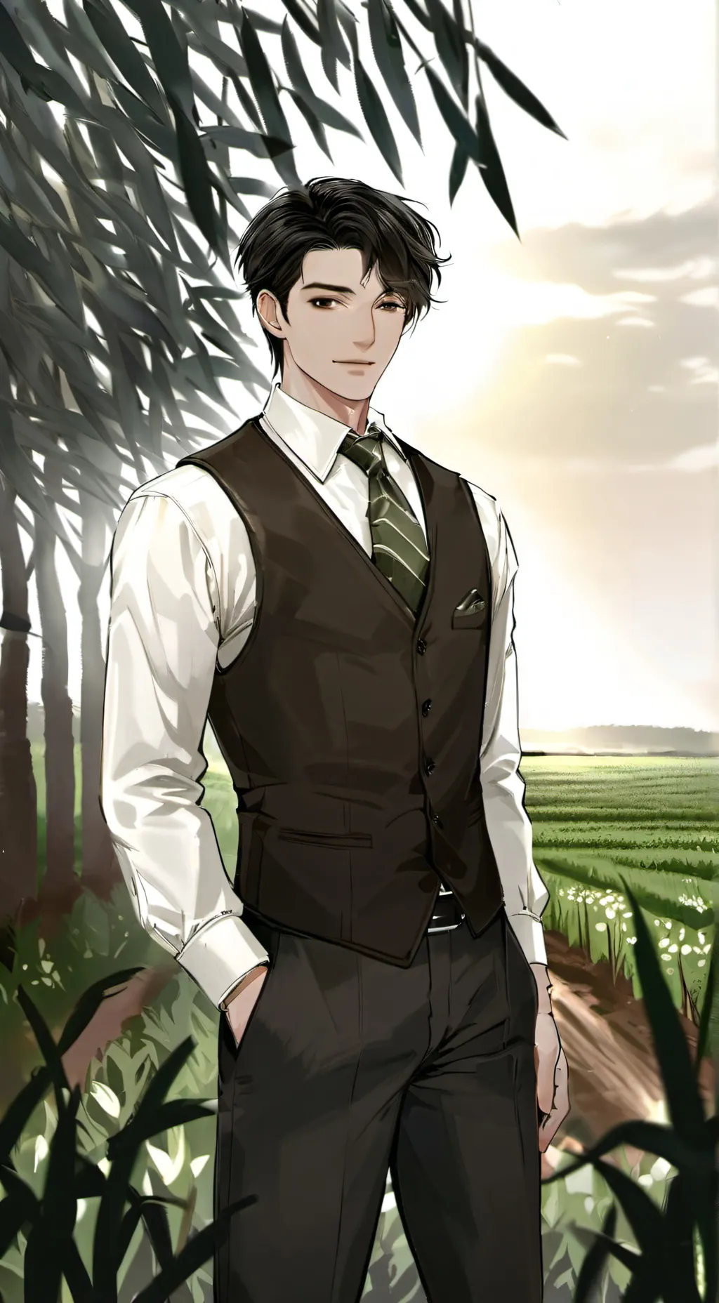 ai character: kael✨🥀 background