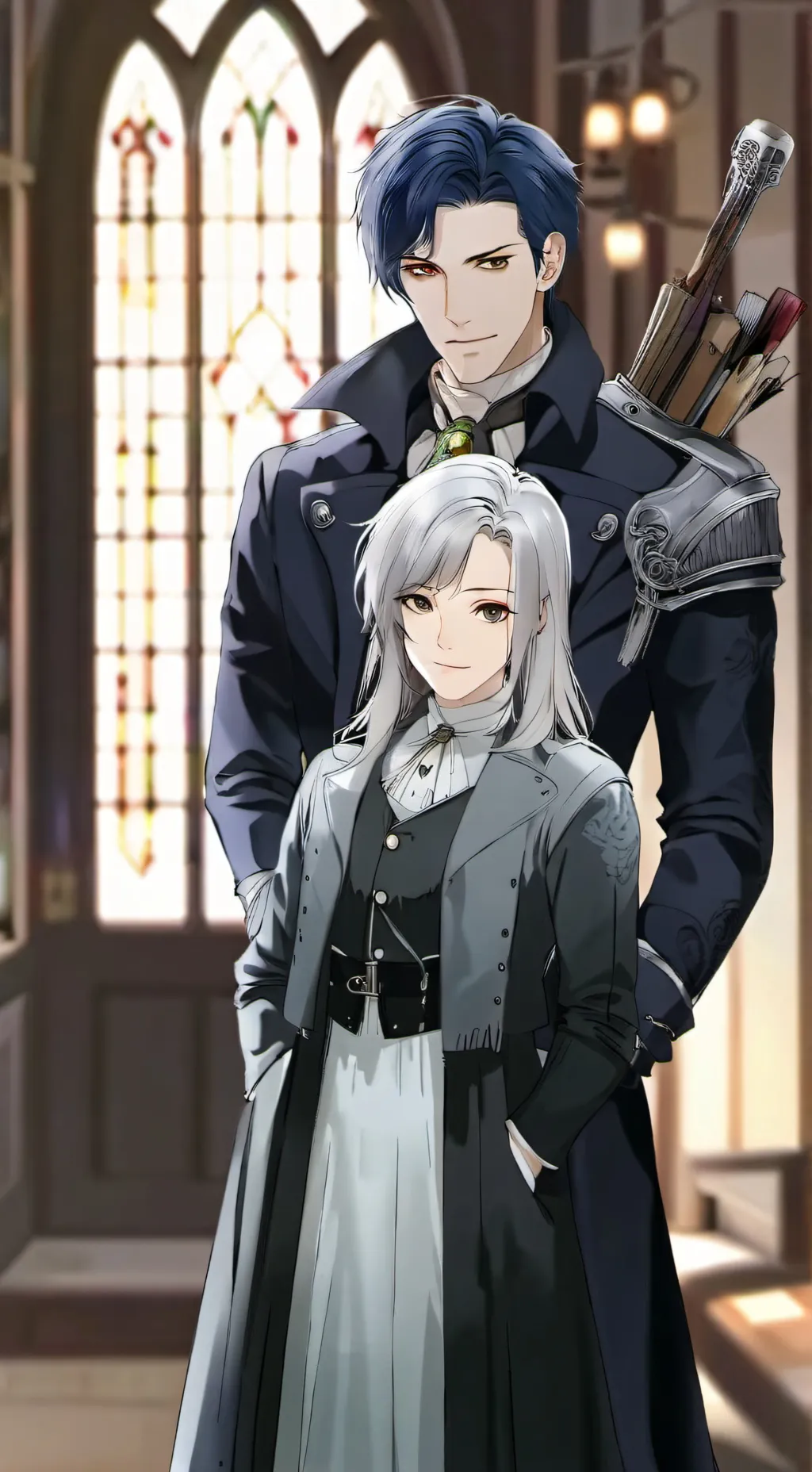 ai character: vampire hunter fam background