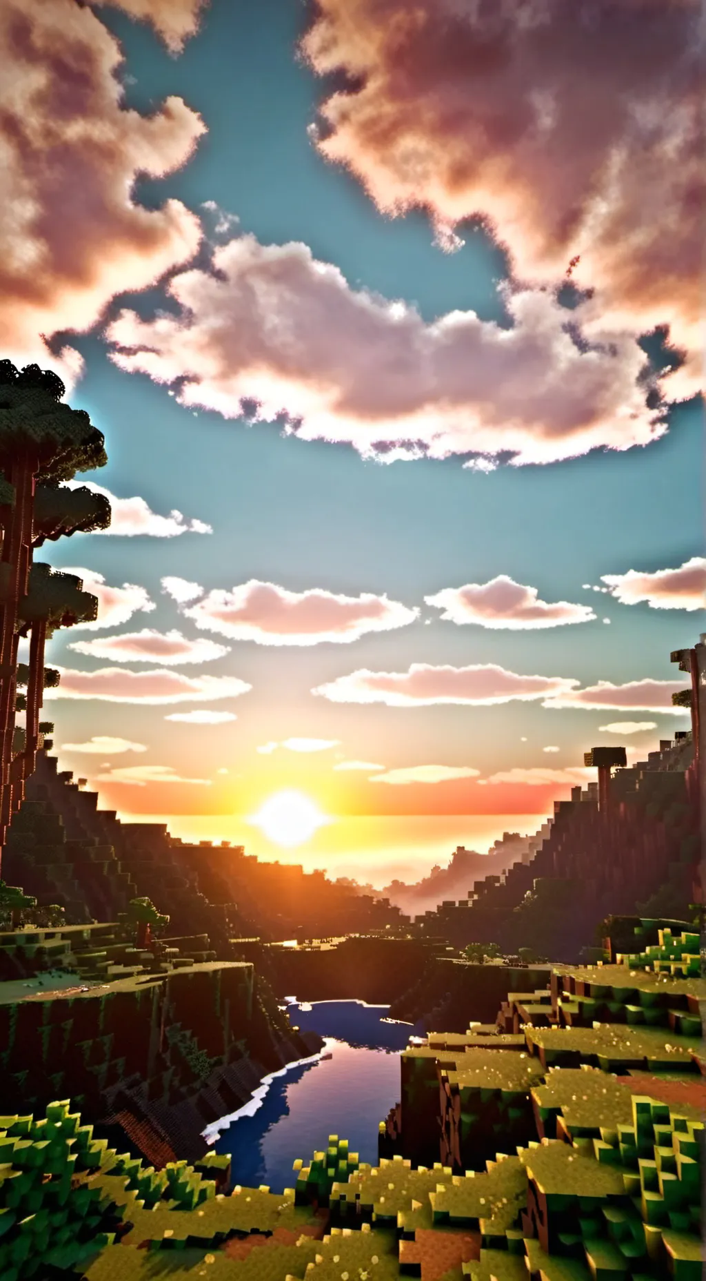 ai character: Aphmau and Friends background