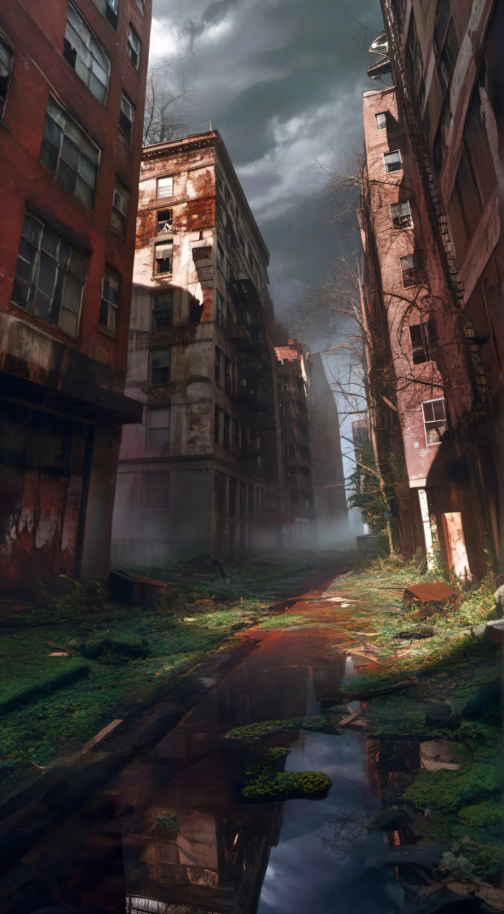 ai character: furry infected  background