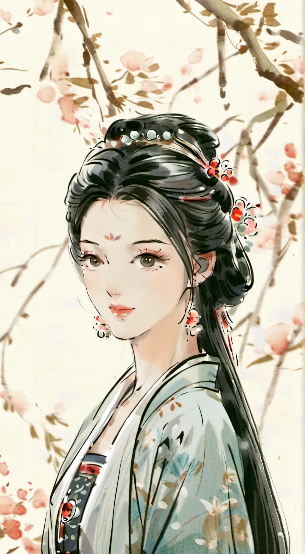 ai character: luna background