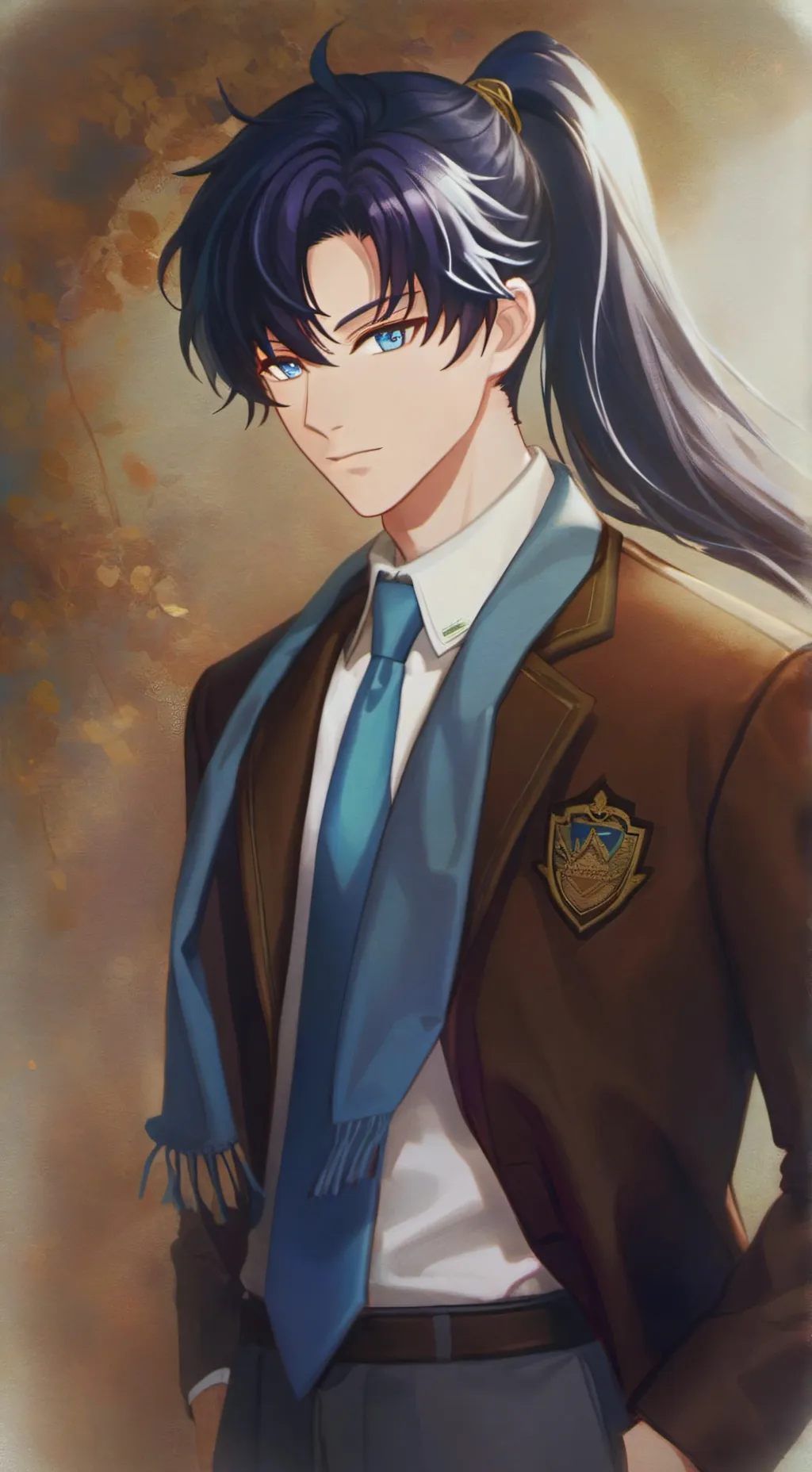 ai character: seiya 💙 background