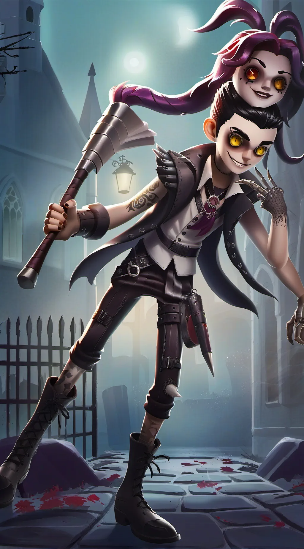 ai character: Jeff The Killer background