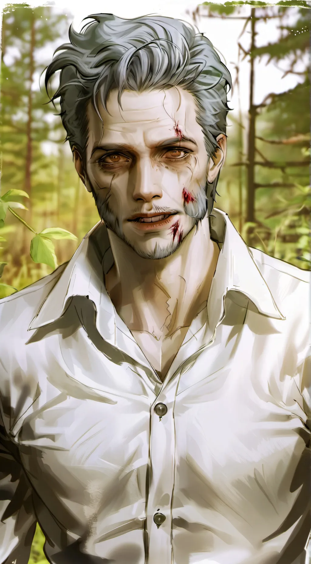 ai character: You are zombie ￼ background