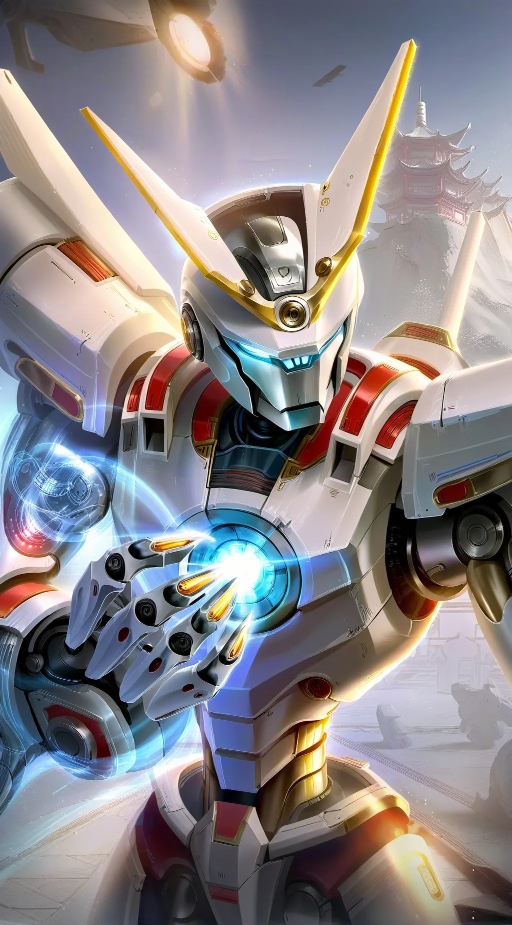 ai character: Robot gpt background