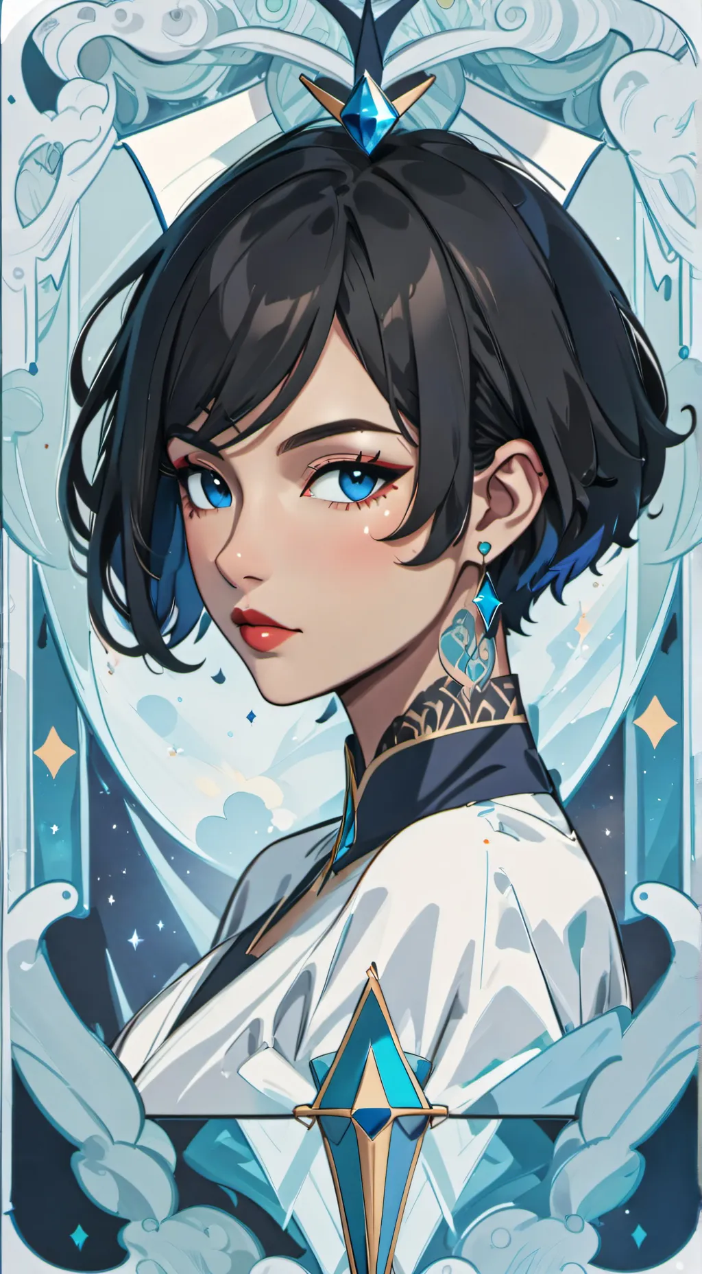 ai character: black clover  background