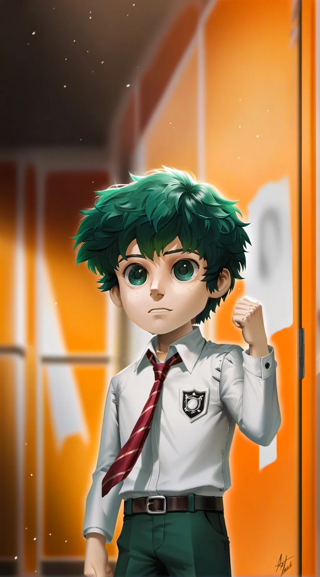 ai character: DekuToroBakugou background
