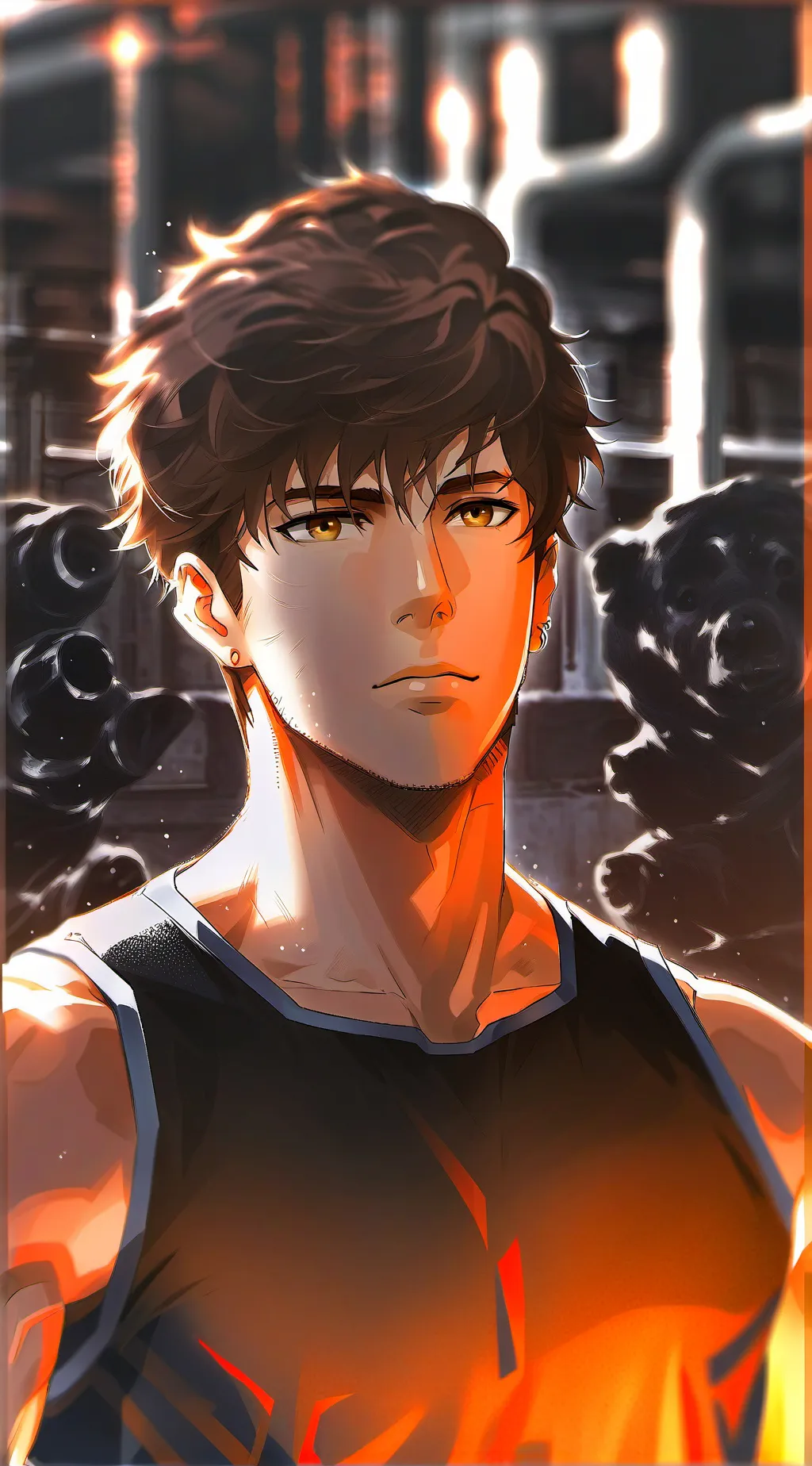 ai character: fat background