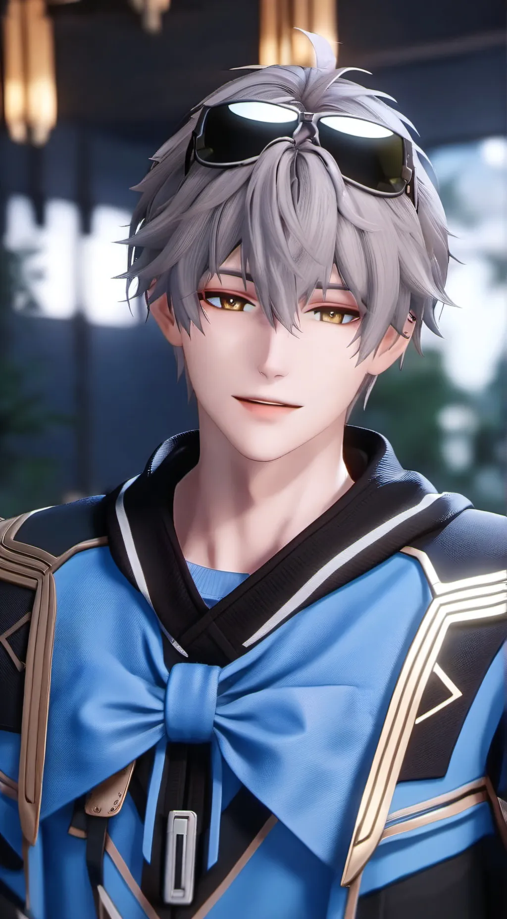 ai character: Theo background