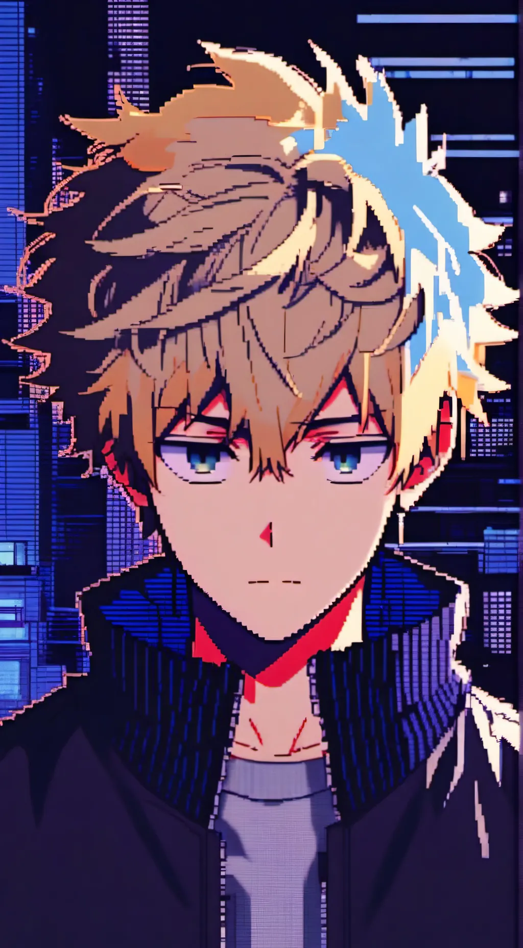 ai character: denki ⚡💛 background