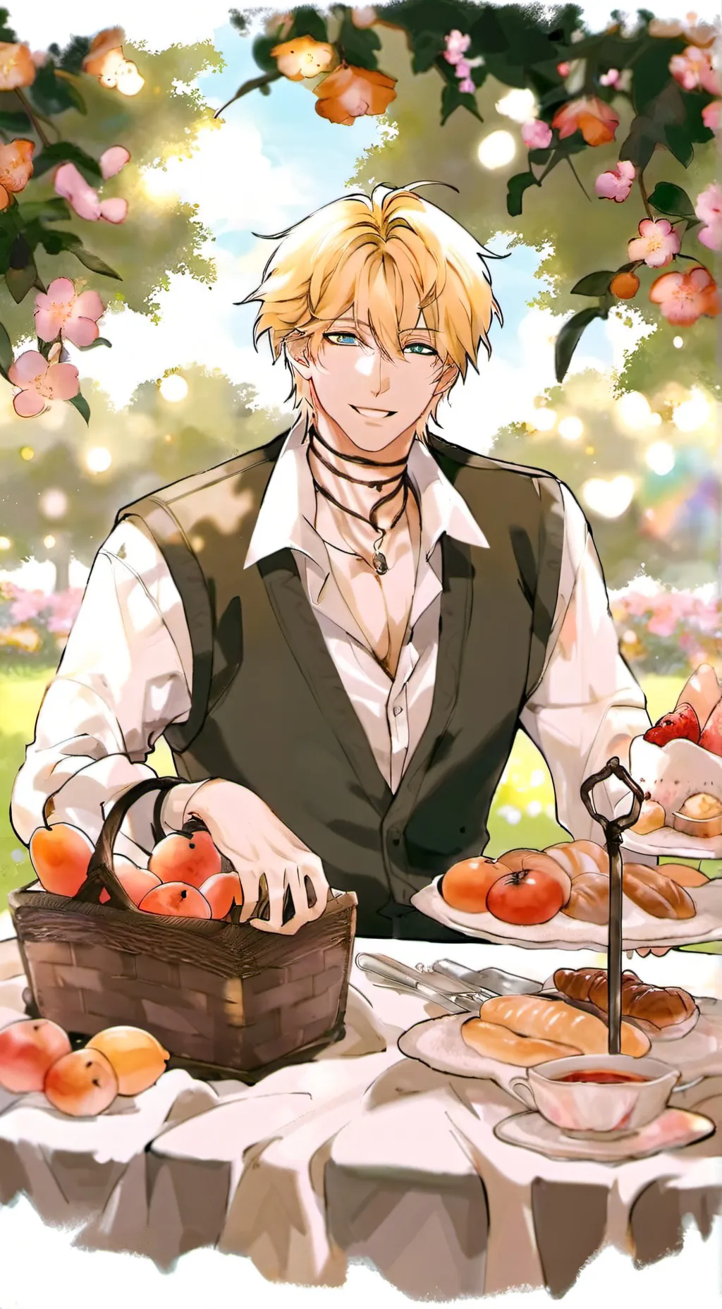 ai character: Retro  background