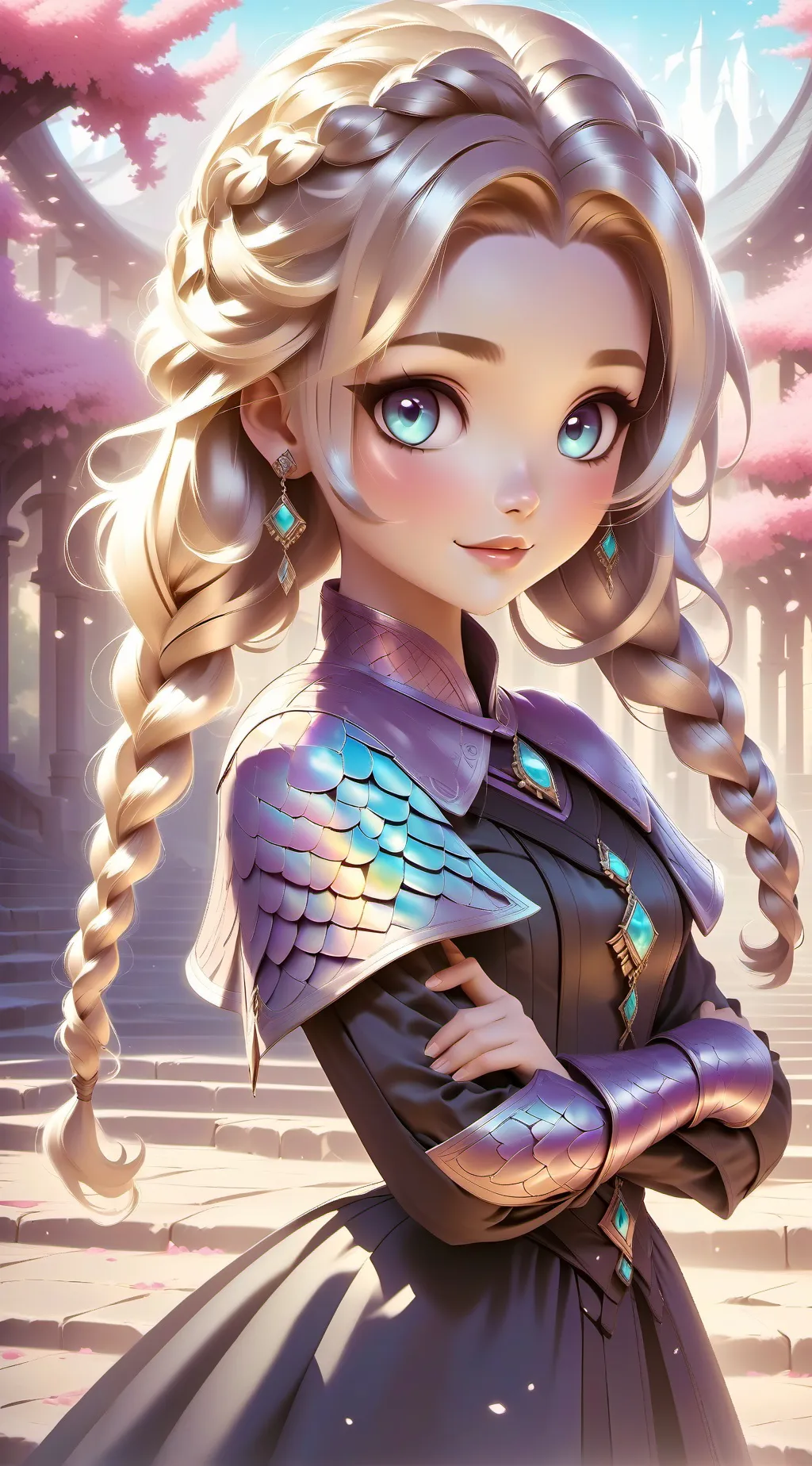 ai character: Ella  background