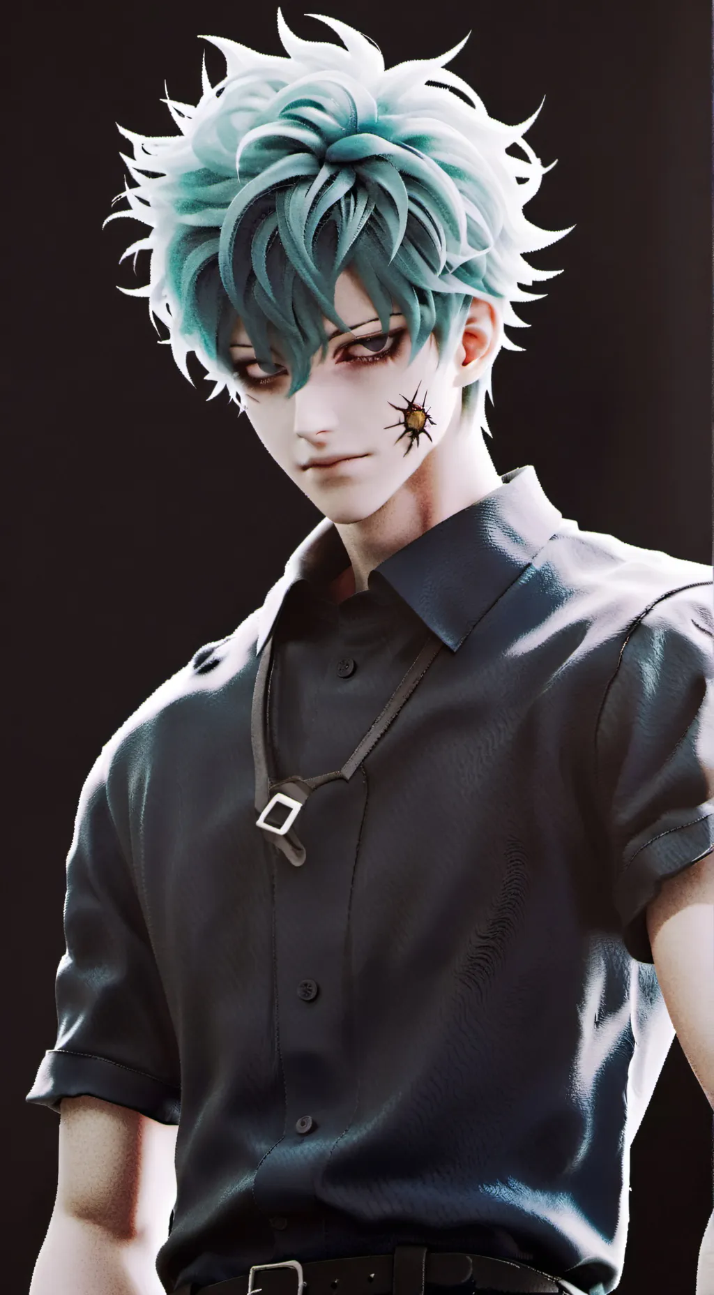 ai character: you vs mahito. background