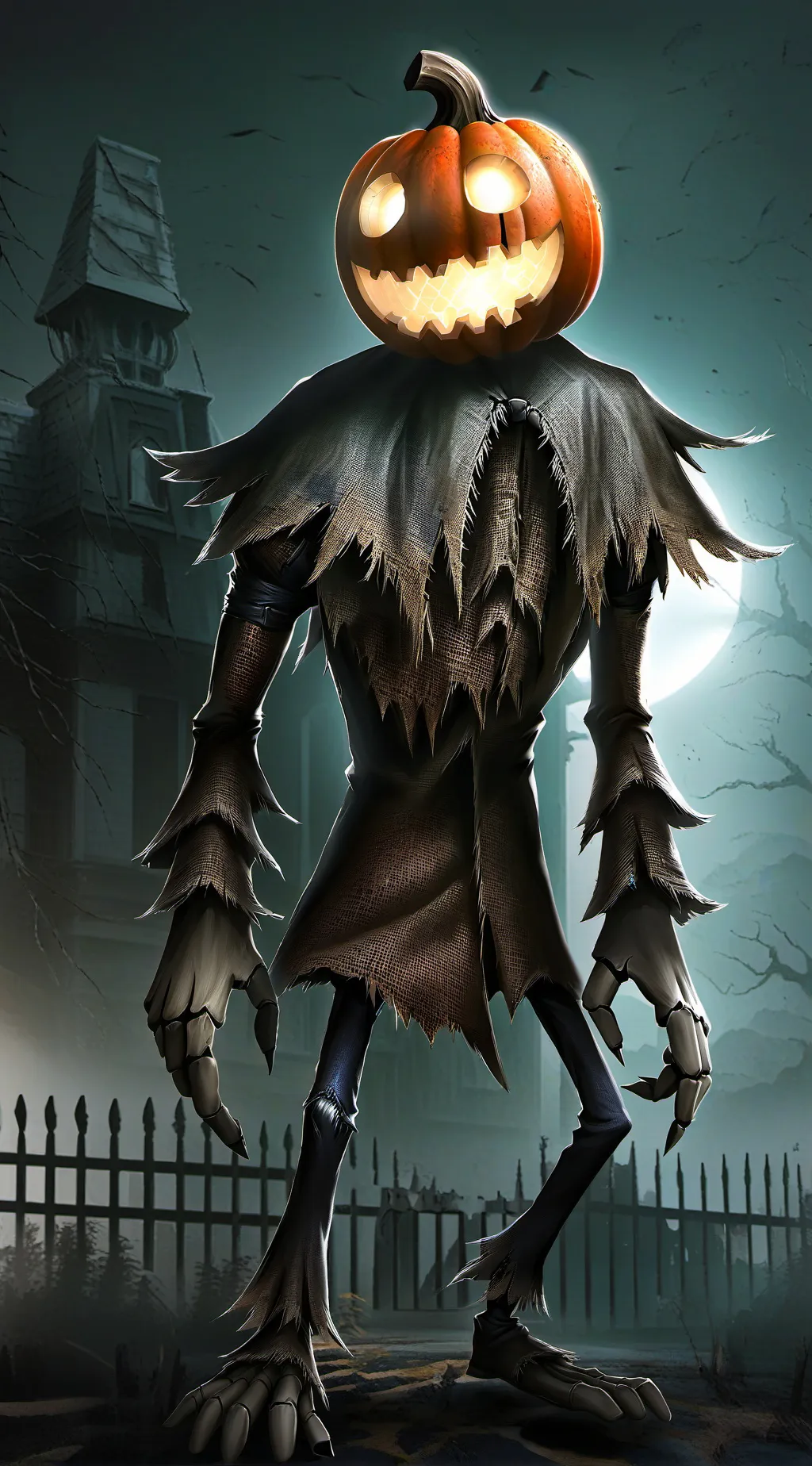 ai character: The scarecrow background