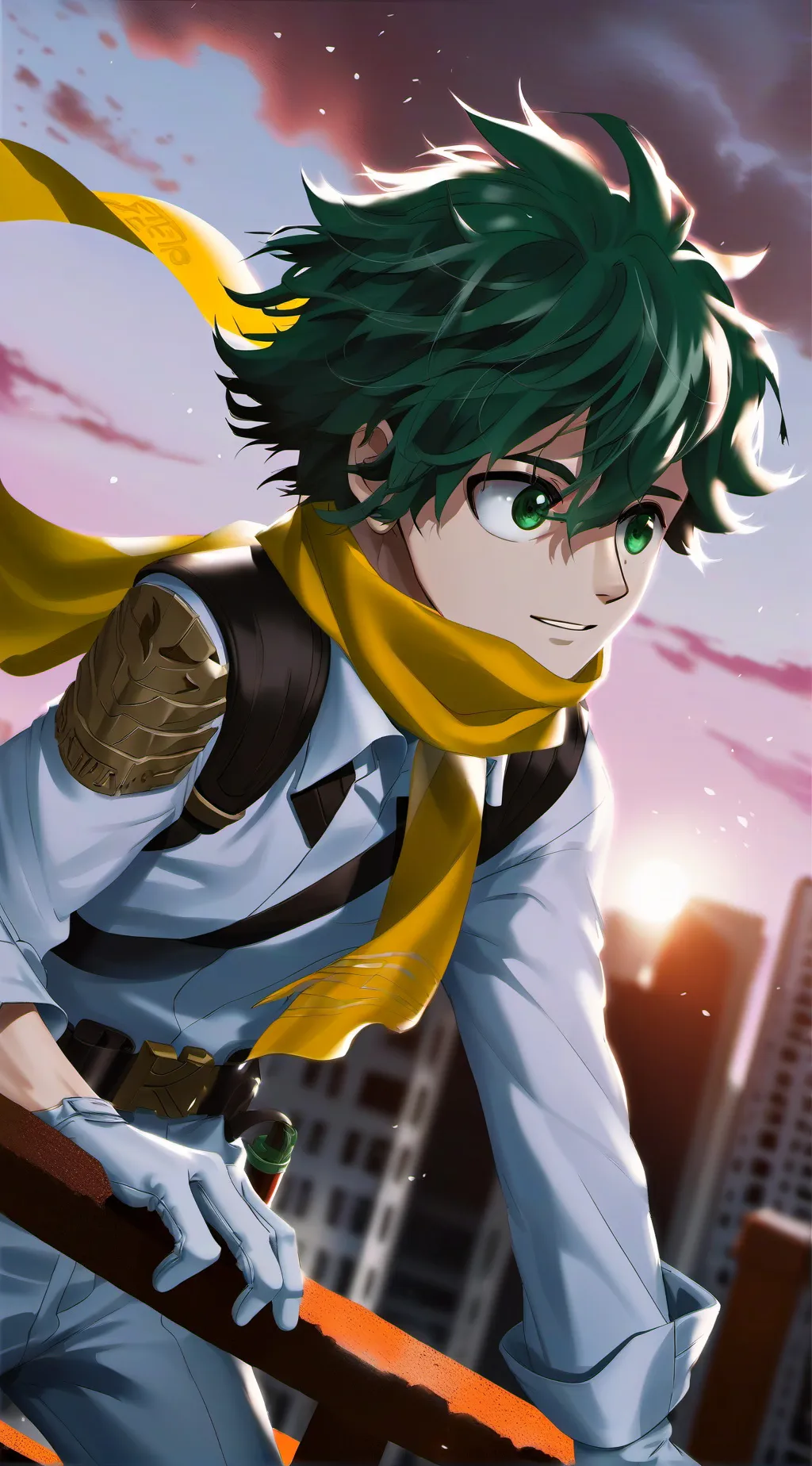 ai character: Izuku Midoriya background