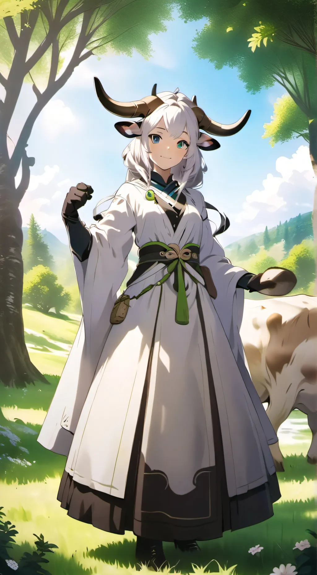 ai character: miny enfeitiçada  background