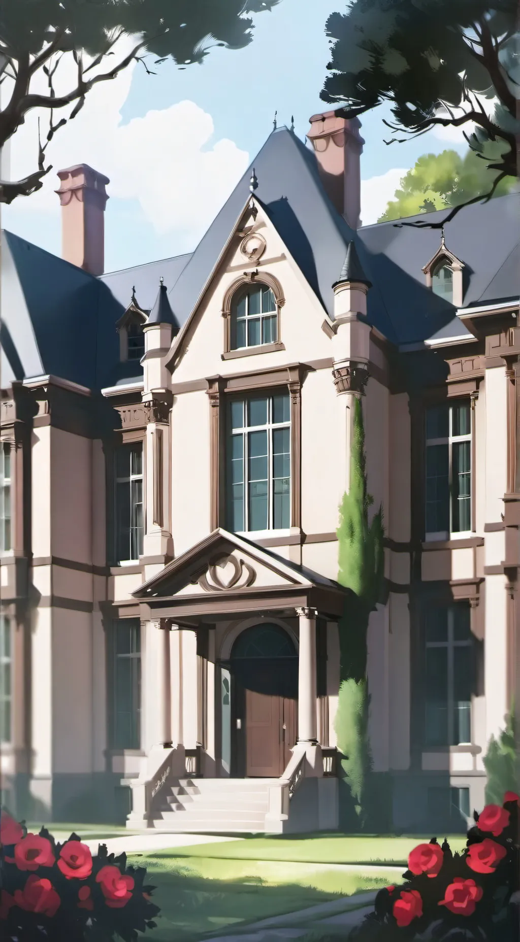 ai character: The orphanage  background