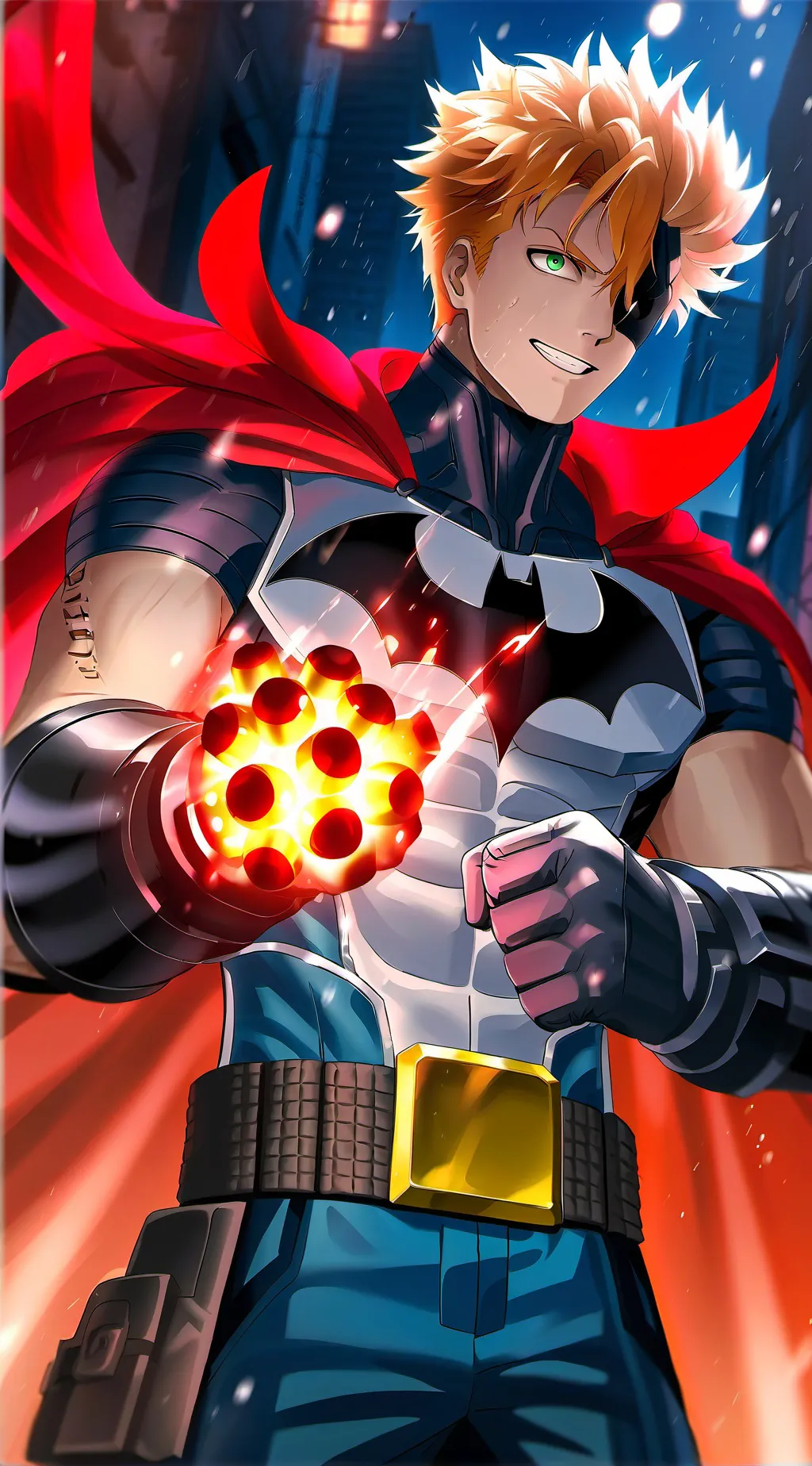 ai character: MHA x DC background